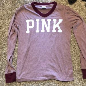 Pink long sleeve xs